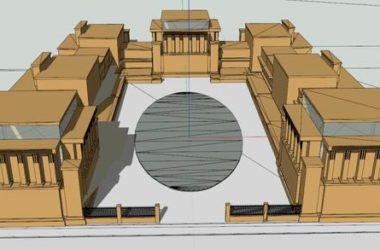 Sketchup文化模型|多层教堂,文化建筑,古典风格-BIM建筑网