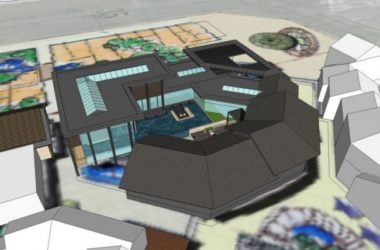 Sketchup商业模型|多层售楼处，东方新古典，现代中式风格-BIM建筑网