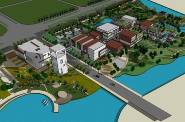 Sketchup商业模型|多层商业街,现代风格-BIM建筑网