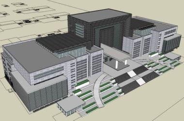 Sketchup办公模型|高层政府办公楼,公建,现代风格-BIM建筑网