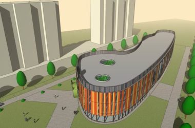 Sketchup住宅模型|多层售楼处,住宅,现代风格-BIM建筑网