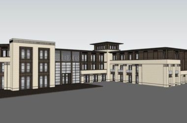 Sketchup住宅模型|多层住宅活动中心,古典风格-BIM建筑网