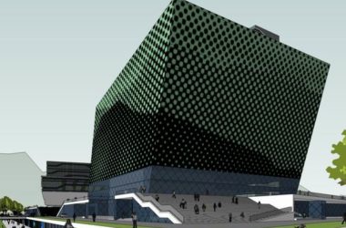 Sketchup办公模型|高层办公楼,现代风格-BIM建筑网