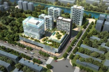 Sketchup办公模型|高层杭州海创意园,办公楼,现代风格-BIM建筑网