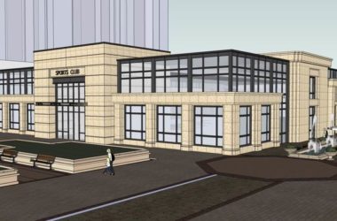 Sketchup体育馆模型|多层运动会所,体育,古典风格-BIM建筑网