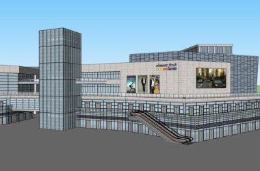 Sketchup商业模型|高层商业建筑,现代风格-BIM建筑网