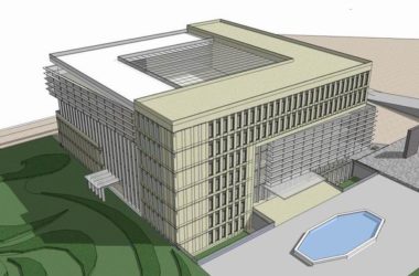 Sketchup办公模型|多层办公楼,现代风格-BIM建筑网