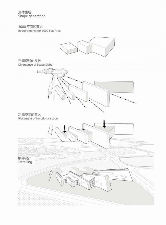 BIM建筑|黄地盘上错落睁开的“折扇”:郑州建业足球小镇旅客中间 / 水石设计 BIM建筑|黄地盘上错落睁开的“折扇”:郑州建业足球小镇旅客中间 / 水石设计