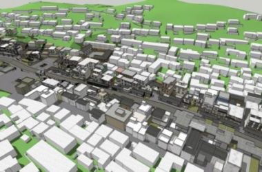 Sketchup商业模型|多层商业街,现代风格-BIM建筑网