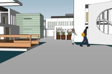 Sketchup酒店模型|多层四合院酒店会议中心,现代中式风格-BIM建筑网