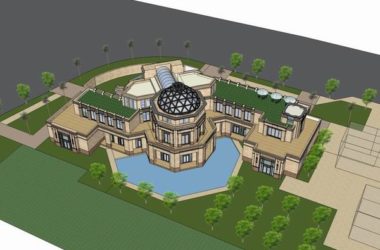 Sketchup住宅模型|多层泉州会所,住宅,古典风格-BIM建筑网