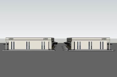 Sketchu工业厂房|多层物流仓库,工业工厂厂房,现代风格-BIM建筑网