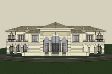 Sketchup文化模型|多层会议中心,文化建筑,古典风格-BIM建筑网