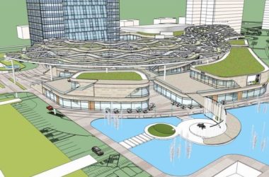 Sketchup综合体模型|超高层商业综合体,办公楼,底层商业,现代风格-BIM建筑网