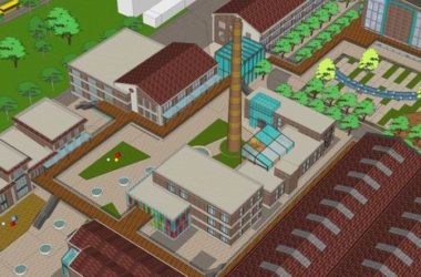 Sketchu工业厂房|多层厂房改造规划,工业工厂厂区,公建,现代风格-BIM建筑网