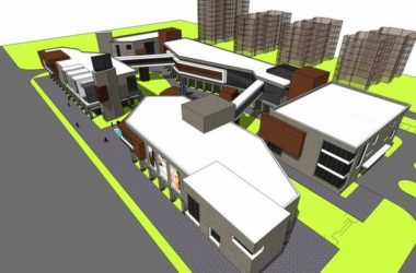 Sketchup商业模型|多层商业建筑,现代风格-BIM建筑网