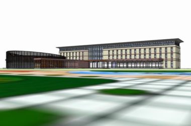 Sketchup办公模型|多层办公楼,现代风格-BIM建筑网