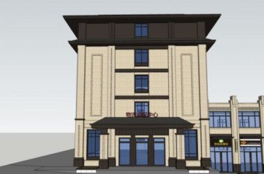 Sketchup商业模型|多层商业综合体,古典风格-BIM建筑网