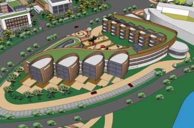 Sketchup学校模型|多层学校,校园教育建筑,现代风格-BIM建筑网
