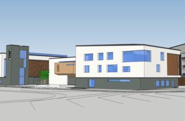 Sketchup学校模型|多层中学小学学校,校园教育建筑,公建,现代中式风格-BIM建筑网