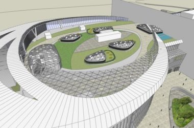 Sketchup综合体模型|多高层综合体,商业,办公楼,展览馆,现代风格-BIM建筑网