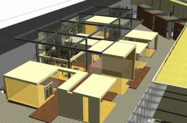 Sketchup商业模型|多层商业建筑,现代风格-BIM建筑网