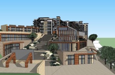 Sketchup商业模型|多屋山地商业街,现代风格-BIM建筑网