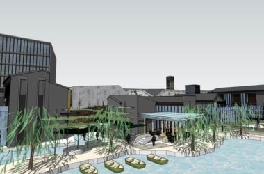 Sketchup商业模型|多层商业街,古典风格-BIM建筑网