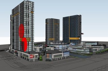 Sketchup综合体模型|多高层综合体,办公楼,商业,公寓住宅,现代风格-BIM建筑网