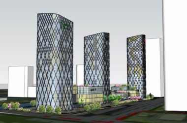 Sketchup办公模型|高层办公楼,商业,酒店,综合体,现代风格-BIM建筑网