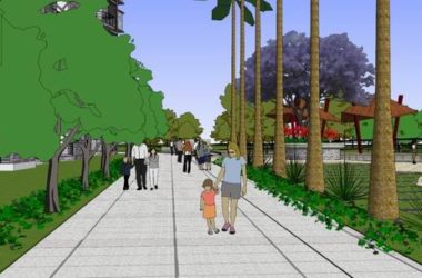 Sketchup住宅模型|高层住宅,景观公园,现代风格-BIM建筑网