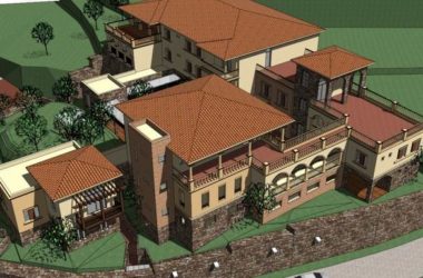 Sketchup酒店模型|多层住宅,古典风格,托斯卡纳风格-BIM建筑网