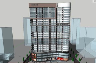 Sketchup商业模型|高层公寓住宅,底层商业,现代风格-BIM建筑网