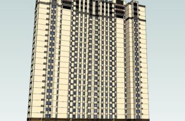 Sketchup住宅模型|高层住宅,古典风格-BIM建筑网