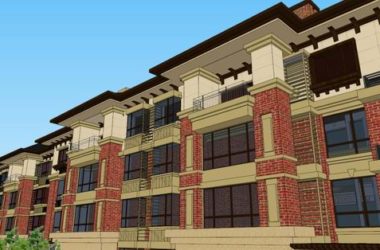 Sketchup住宅模型|多层住宅,古典风格-BIM建筑网