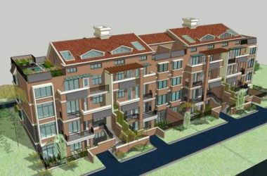 Sketchup住宅模型|多层住宅,花园洋房,古典风格-BIM建筑网