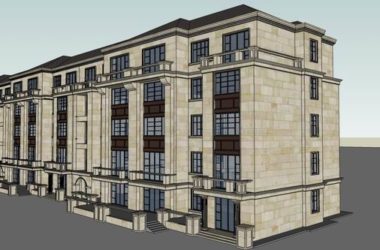 Sketchup住宅模型|多层住宅,洋房,古典风格-BIM建筑网