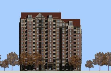 Sketchup住宅模型|高层住宅楼,古典风格,14层,德式-BIM建筑网