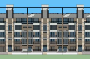 Sketchup住宅模型|多层住宅,现代风格,6层-BIM建筑网