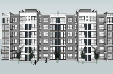 Sketchup住宅模型|多层住宅,现代风格,6层-BIM建筑网