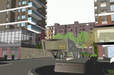 Sketchup住宅模型|高层住宅,现代风格,10~34层-BIM建筑网