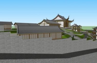 Sketchup古建筑模型|多层寺庙,古寺古庙,古建筑,中式风格-BIM建筑网