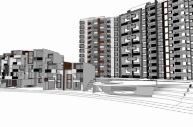 Sketchup住宅模型|高层住宅,洋房,现代风格,海景住宅-BIM建筑网