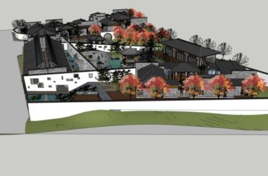 Sketchup住宅模型|多层住宅建筑群,中式风格-BIM建筑网