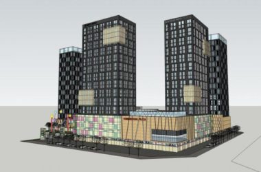 Sketchup综合体模型|多高层综合体,办公住宅商业,现代风格-BIM建筑网