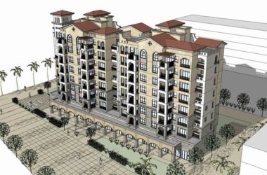 Sketchup住宅模型|多层住宅,古典风格-BIM建筑网