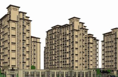 Sketchup住宅模型|高层住宅,现代风格-BIM建筑网