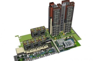 Sketchup住宅模型|多层小区住宅,底部商业,现代风格,10层-BIM建筑网