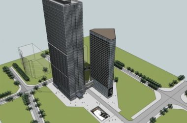 Sketchup住宅模型|超高层住宅,现代风格,39层-BIM建筑网