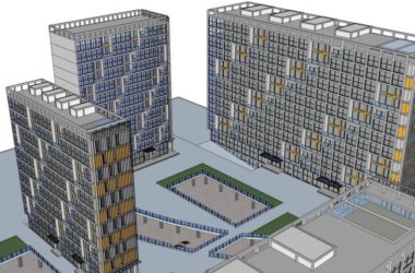 Sketchup商业模型|多层公寓,商业,现代风格,13层-BIM建筑网